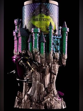 New Malificent Dragon Castle Pedestal for Bath & Body Works 3-wick candle
